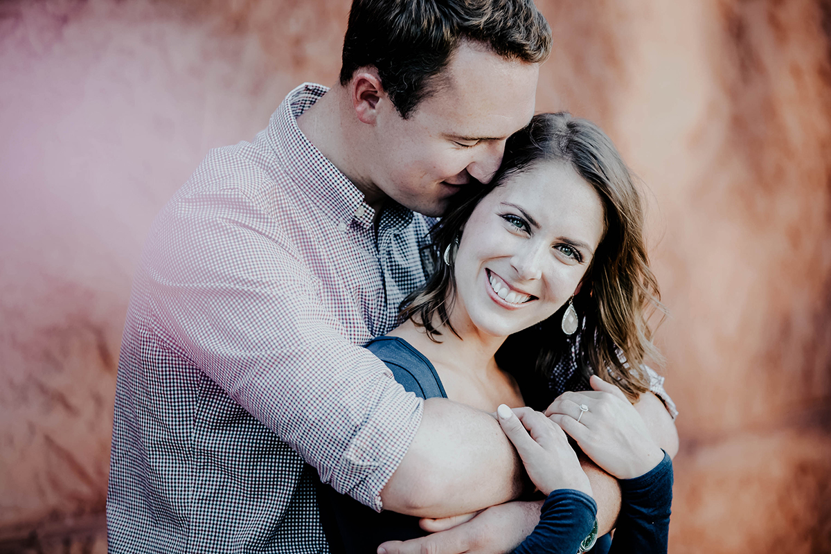 Kate + Alex sweet engagement session at Downtown Canton