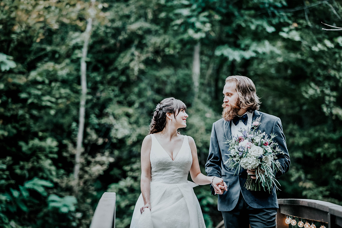 Sabra + Daniel’s Unique Hightower Falls wedding… combining nature and rustic charm